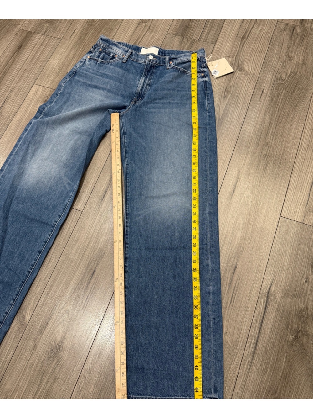 NWT Mother Superior Denim The Dodger Skimp Cuff Jean Music Is The Medium Sz 28 - Picture 8 of 15